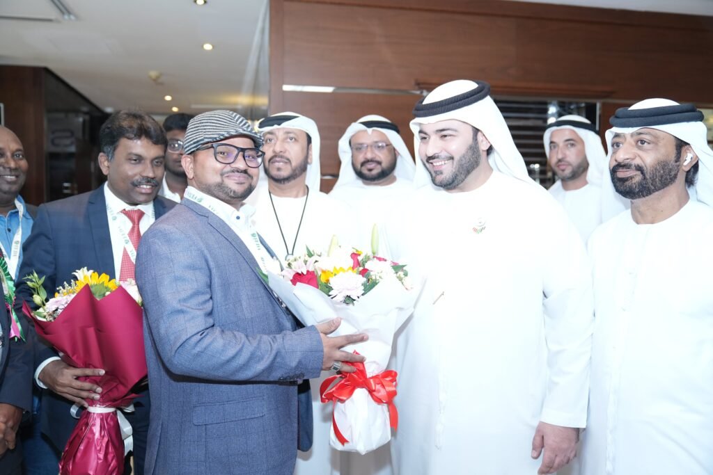 Welcoming Dr. Kabeer from Al Majid Al Mulla - Umm Al Quwain Royal Family